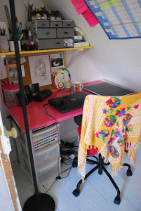 Nicki MacRae Studio Desk