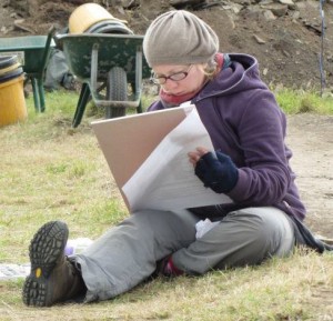 Artist in Residence, Ness of Brodgar 2013.