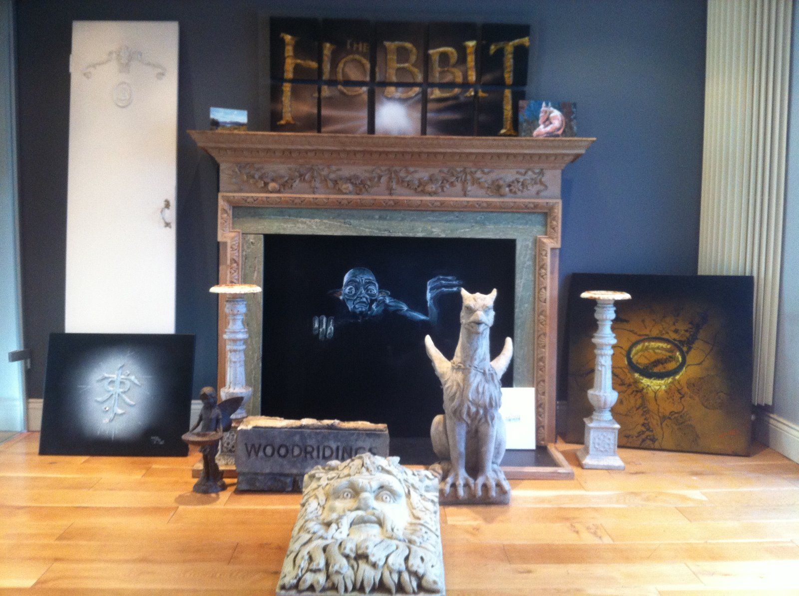 JRR Tolkien's Fireplace 