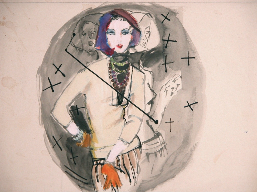 http://www.ebay.co.uk/itm/Vtg-50s-Watercolor-MOD-Fashion-illustration-Couture-Sketch-Drawing-Pauline-Annon-/161804507612?hash=item25ac4cd9dc:g:Sp4AAOSwPcVV25oc
