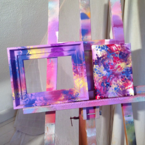 Frame and canvas - work in progress - Nicki MacRae Art