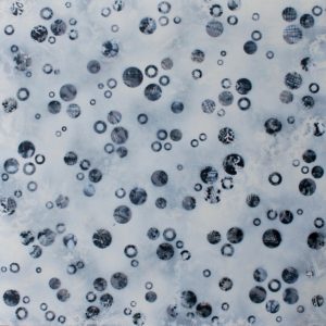 'Dots 24' abstract painting by Nicki MacRae