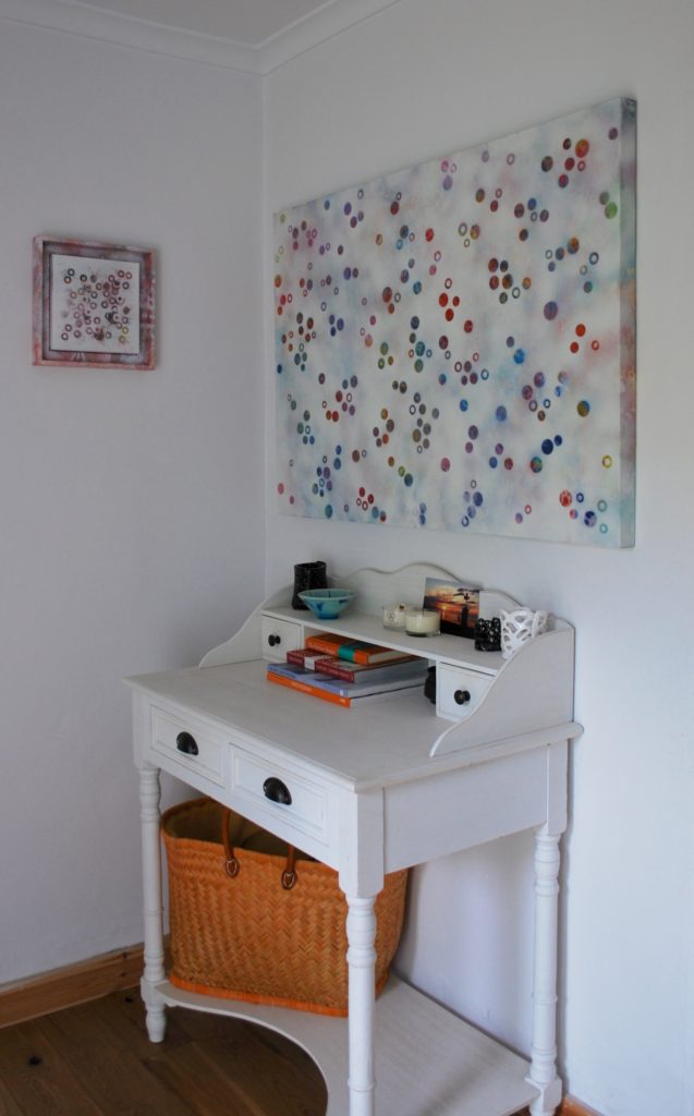 'Dots 15' abstract painting by Nicki MacRae