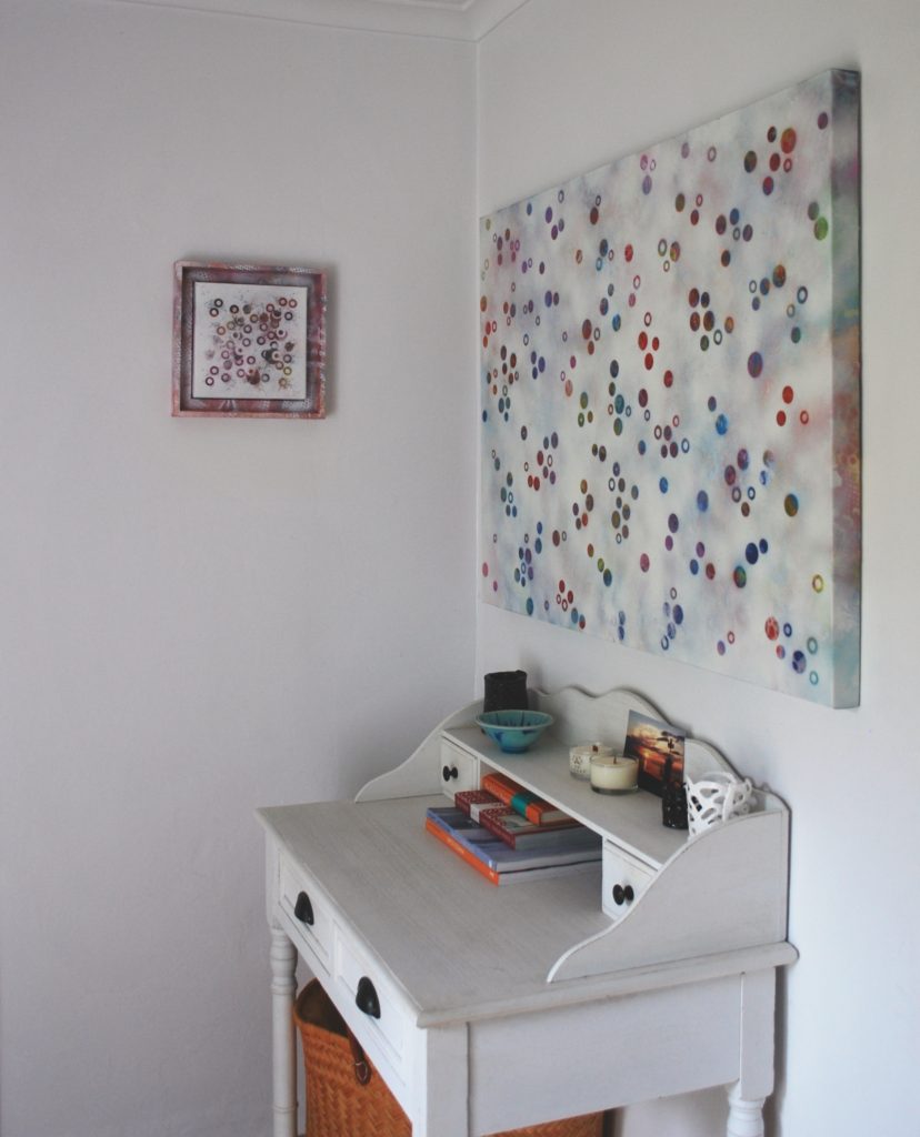 'Dots 15' abstract painting by Nicki MacRae