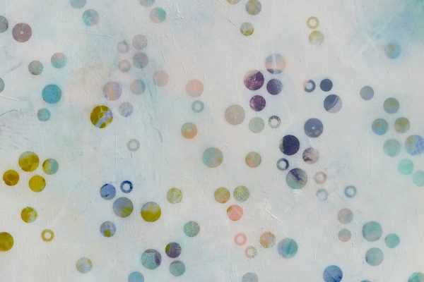 'Dots 2' abstract painting by Nicki MacRae
