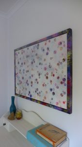 'Dots 26' abstract painting by Nicki MacRae