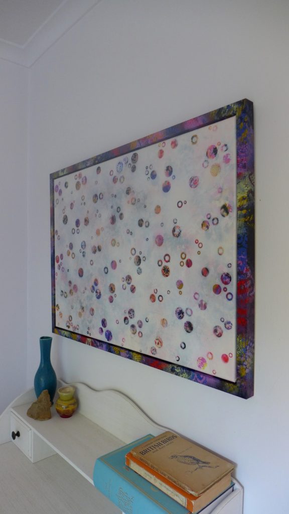 'Dots 26' abstract painting by Nicki MacRae