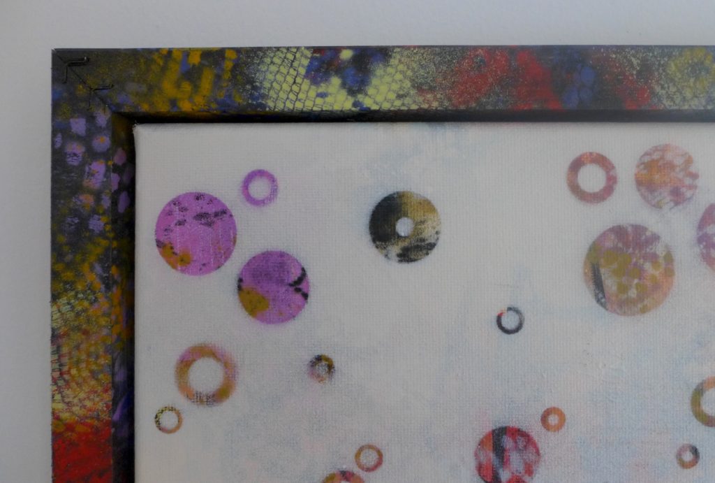 'Dots 26' abstract painting by Nicki MacRae