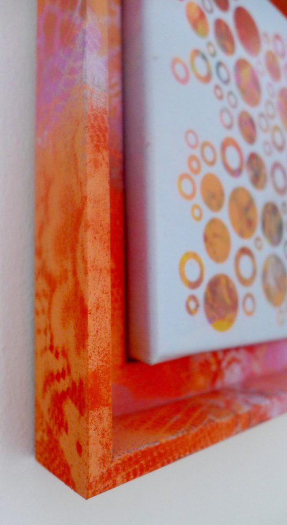 'Dots 9' abstract painting by Nicki MacRae
