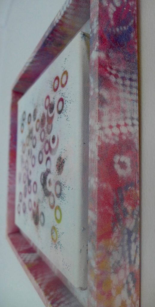 'Dots 1' abstract painting by Nicki MacRae