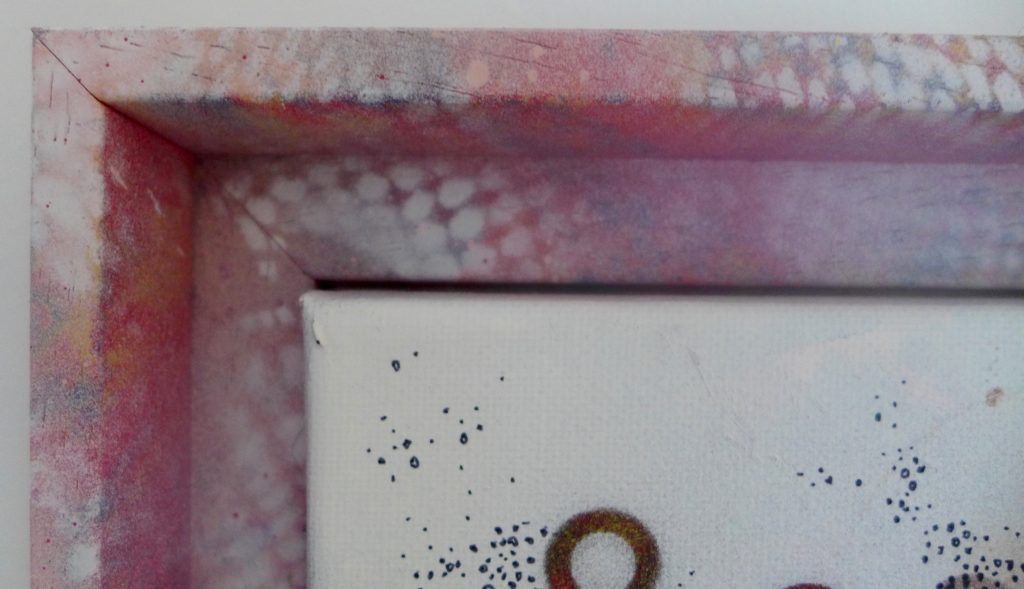 'Dots 1' abstract painting by Nicki MacRae