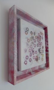'Dots 1' abstract painting by Nicki MacRae
