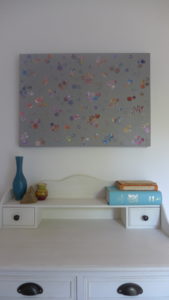 'Dots 23' abstract painting by Nicki MacRae
