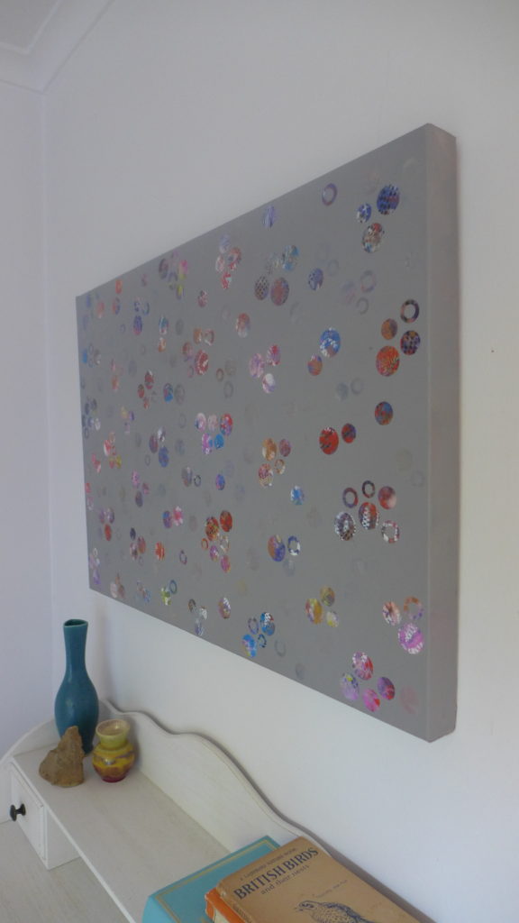 'Dots 23' abstract painting by Nicki MacRae