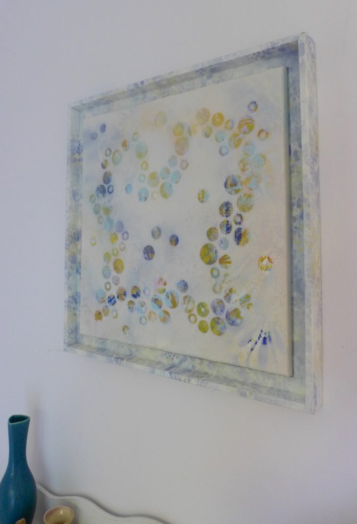 'Dots 22' abstract painting by Nicki MacRae