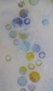 'Dots 22' abstract painting by Nicki MacRae