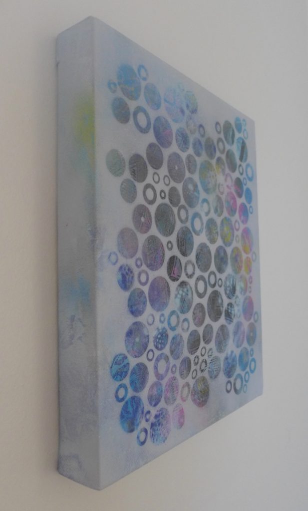 'Dots 12' abstract painting by Nicki MacRae