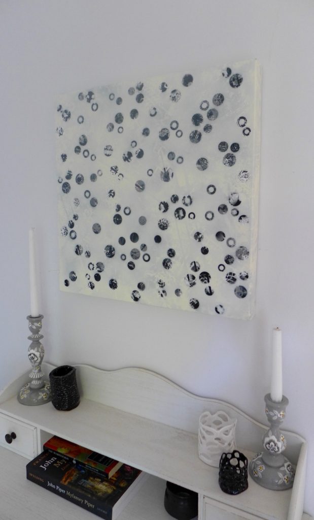 'Dots 24' abstract painting by Nicki MacRae