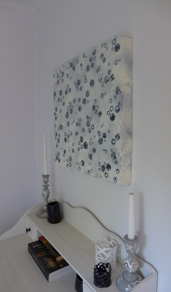 'Dots 24' abstract painting by Nicki MacRae