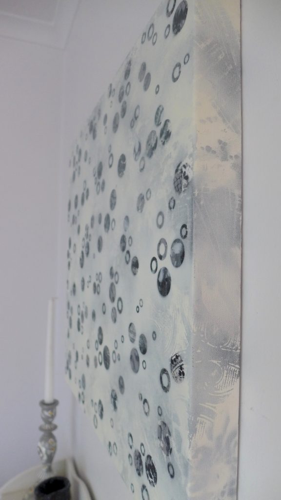 'Dots 24' abstract painting by Nicki MacRae