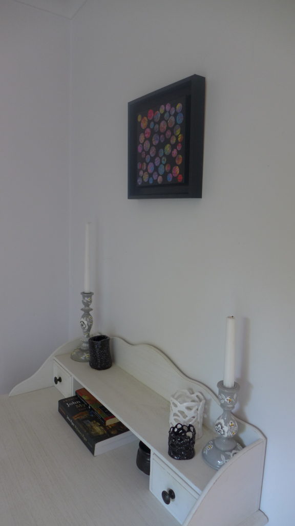 'Dots 17' abstract painting by Nicki MacRae