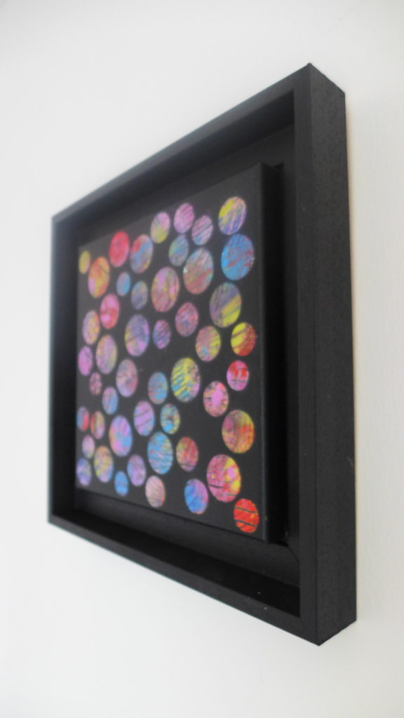 'Dots 17' abstract painting by Nicki MacRae