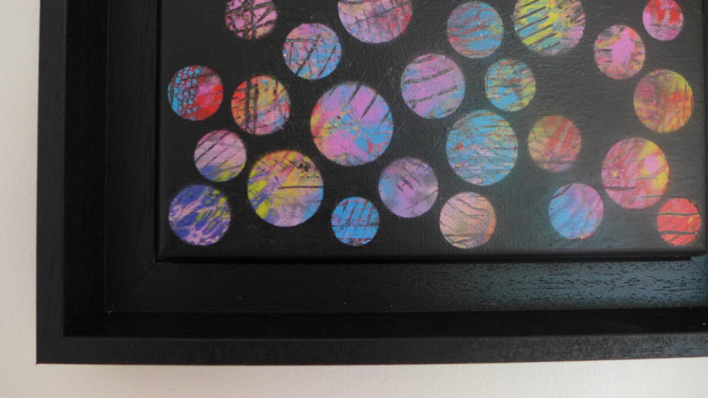 'Dots 17' abstract painting by Nicki MacRae