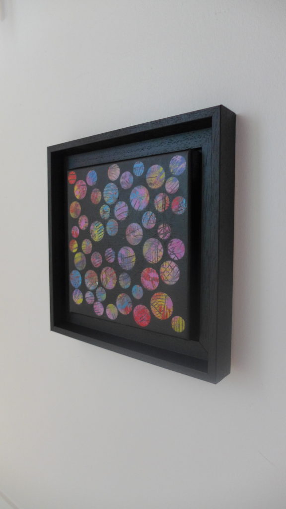 'Dots 17' abstract painting by Nicki MacRae