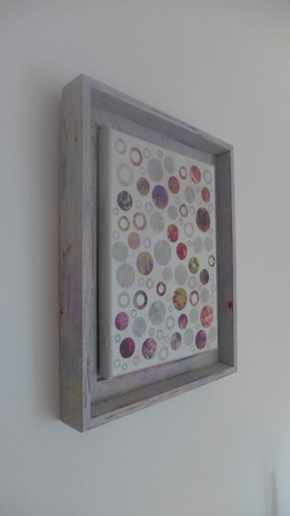 'Dots 14' abstract painting by Nicki MacRae