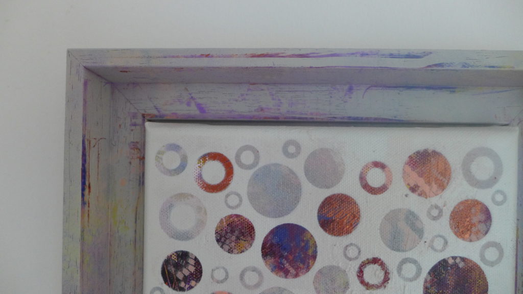 'Dots 14' abstract painting by Nicki MacRae