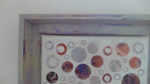 'Dots 14' abstract painting by Nicki MacRae