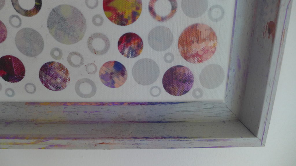 'Dots 14' abstract painting by Nicki MacRae'Dots 14' abstract painting by Nicki MacRae