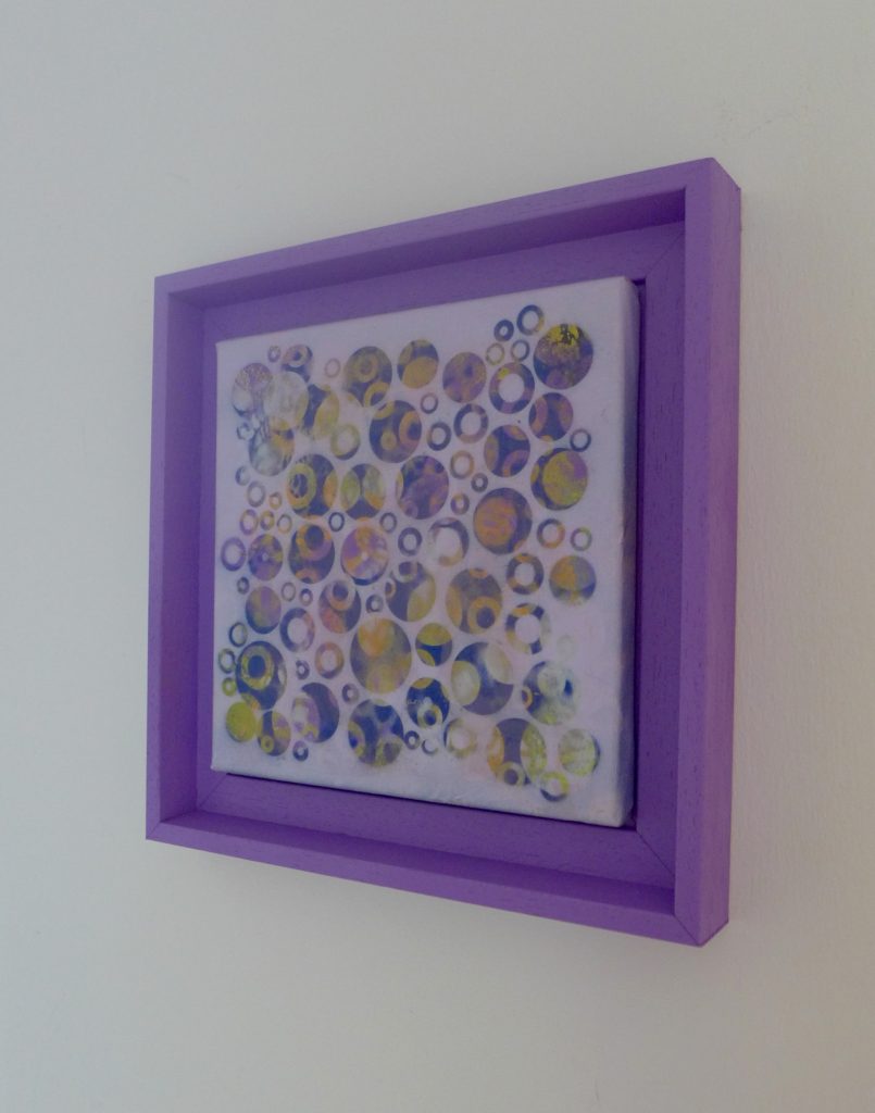 'Dots 10' abstract painting by Nicki MacRae