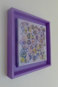 'Dots 10' abstract painting by Nicki MacRae