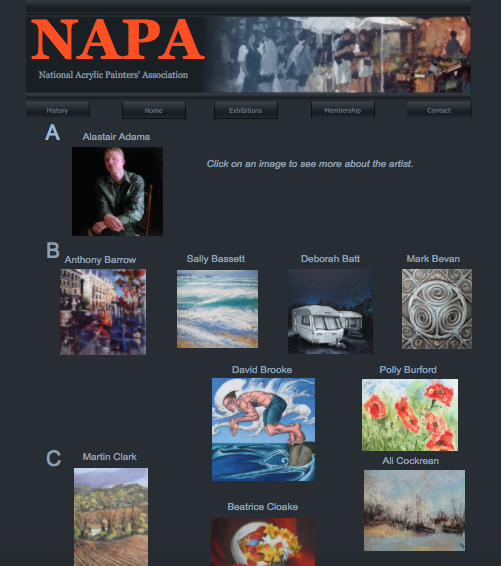 NAPA National Association of Acrylic Painters Members