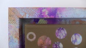 'Dots 25' abstract painting by Nicki MacRae