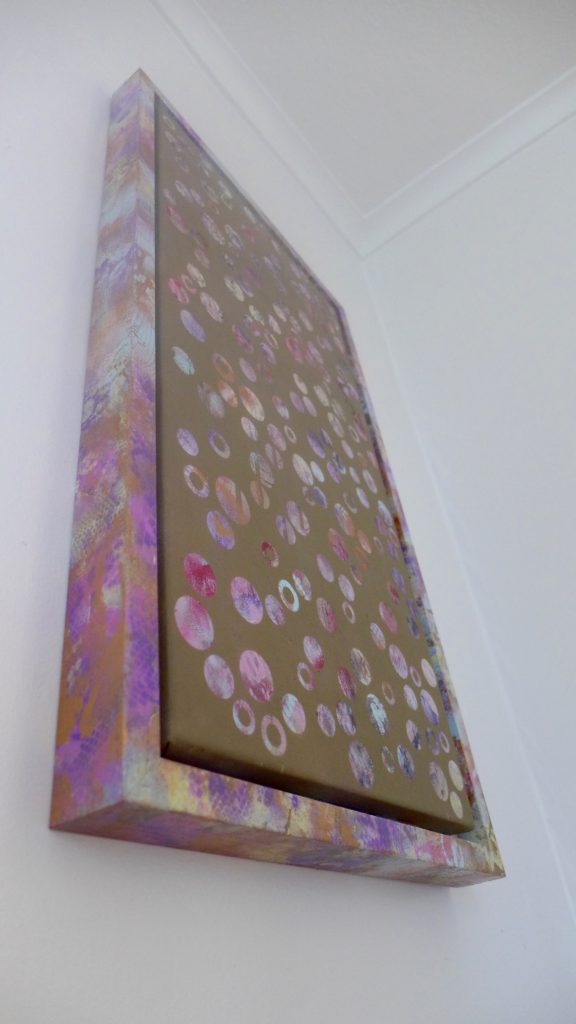 'Dots 25' abstract painting by Nicki MacRae