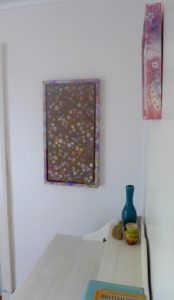 'Dots 25' abstract painting by Nicki MacRae