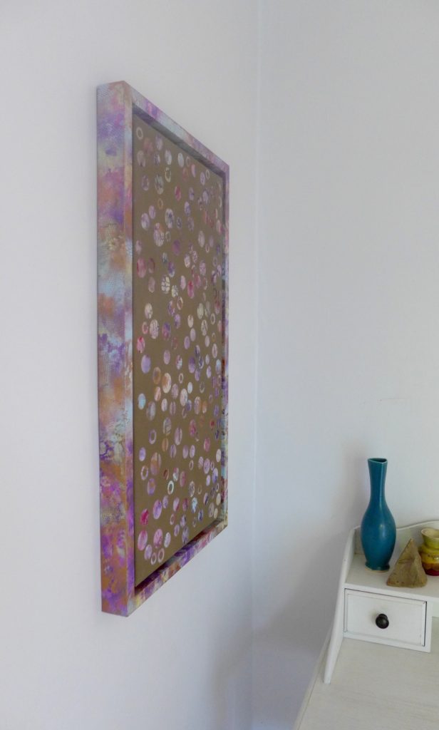 'Dots 25' abstract painting by Nicki MacRae