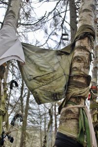 Dirty jeans at the Clootie Well