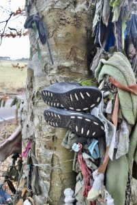 Pair of shoes at the Clootie Well