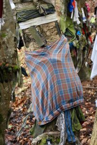 Pyjamas at the Clootie Well