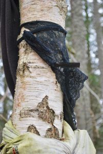 Nicki MacRae Art - Knickers hung up at the Clootie Well